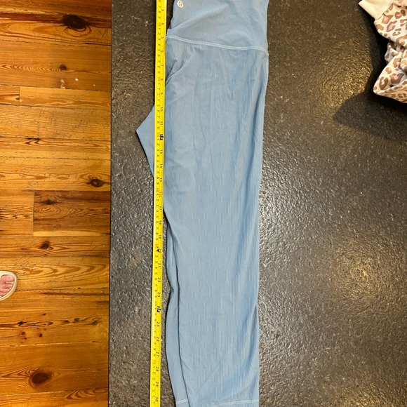 lululemon athletica Pants - Lulu align ocean blue ribbed leggings - 10